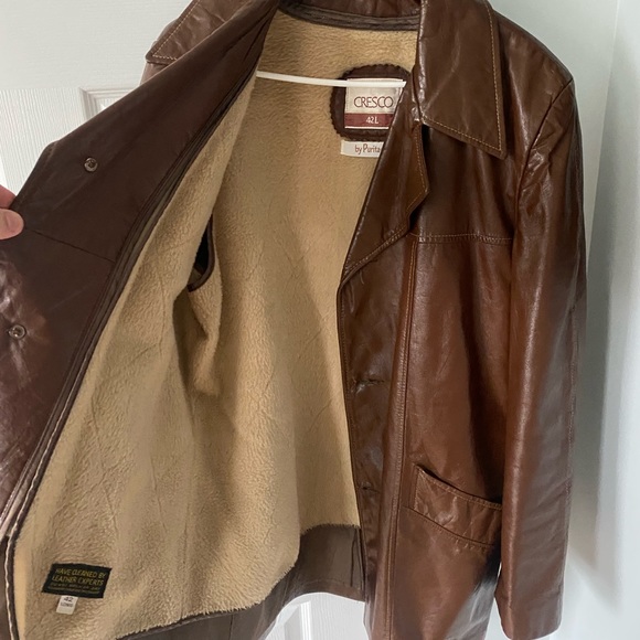 42 L Men’s Leather Jacket - Picture 2 of 2